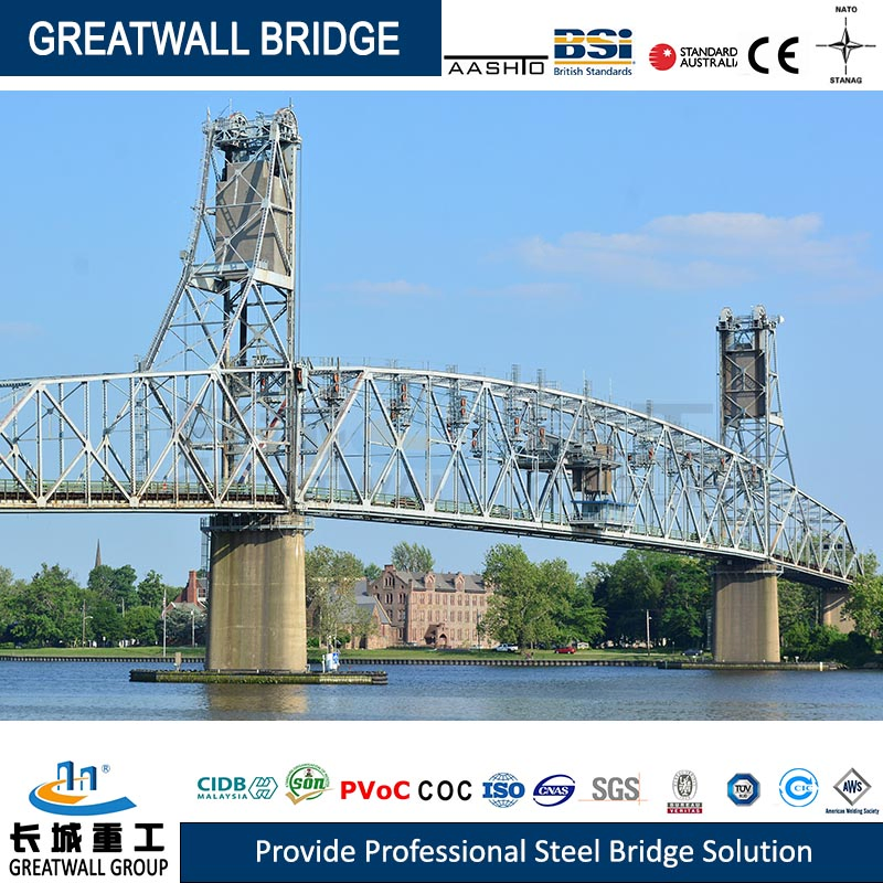 Hot Sale Steel Structure Prefab Truss Road Bridge/Railway Bridge