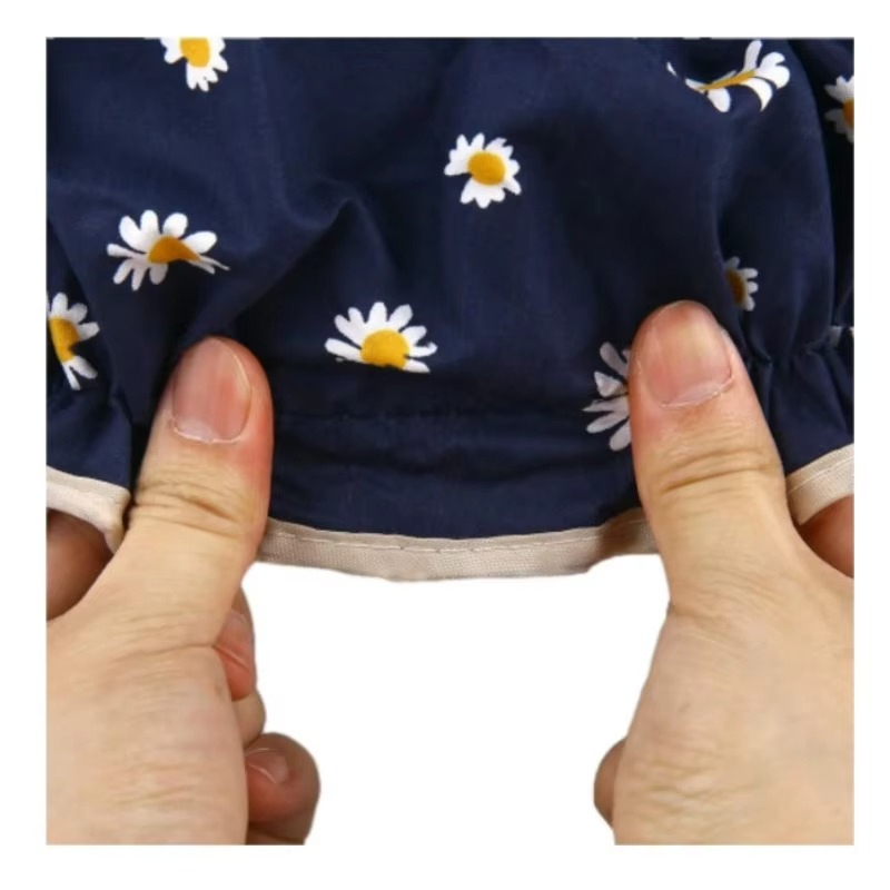 Promotional Hot Sale Waterproof Adjustable Double Layer Lining Shower Caps