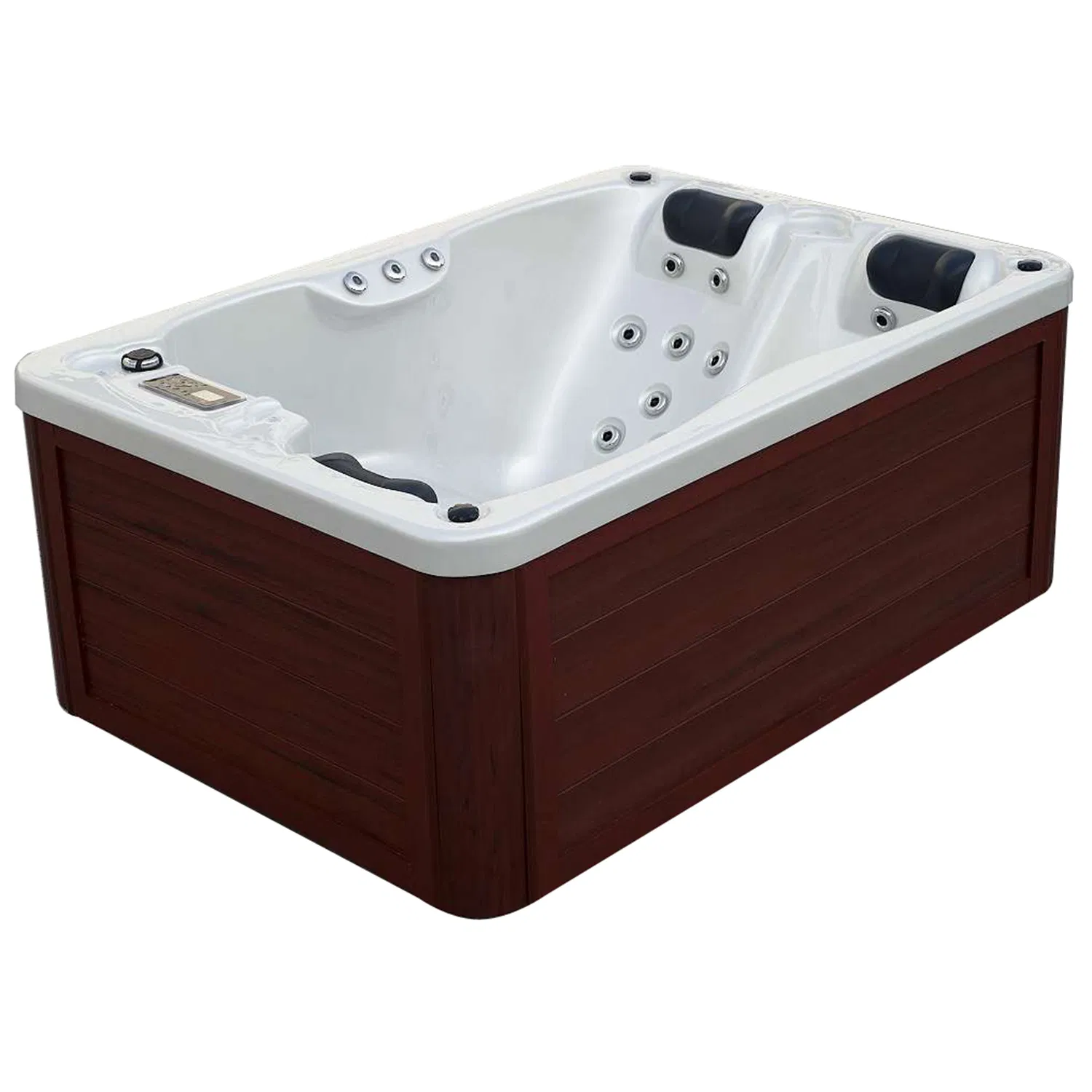 Freestanding Hotel Bathroom Acrylic Bathtub Jets Outdoor SPA Hot Tub Pure Acrylic Luxury SPA Tub