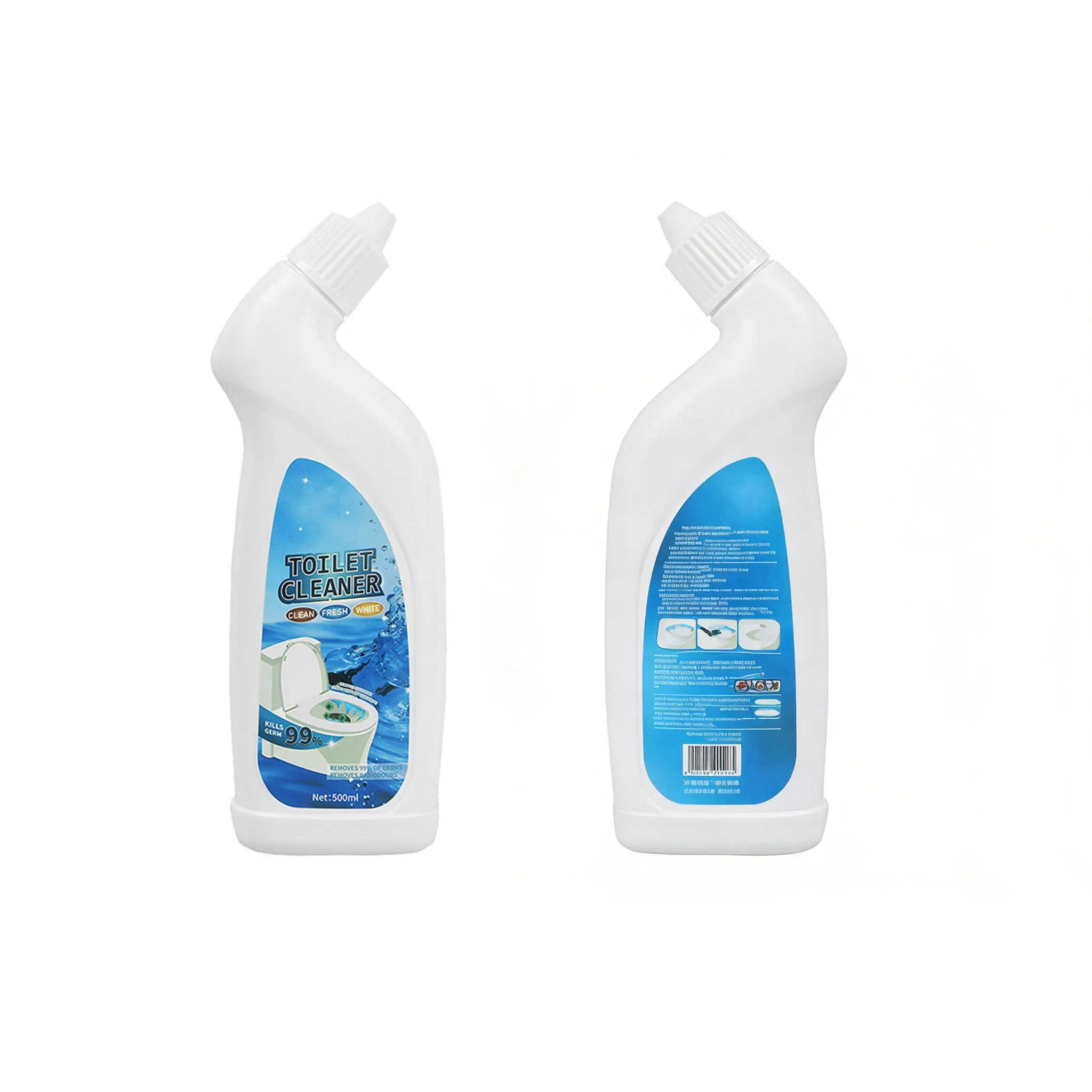 Toilet Bowl Cleaner Liquid Strong Stain Remover Bathroom Toilet Cleaning Liquid Deodorizing Fresh Fragrance OEM Private Label