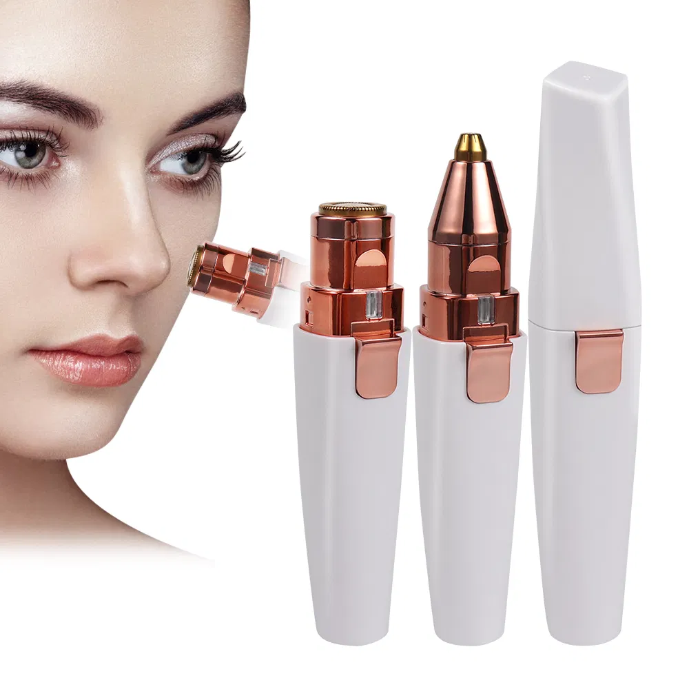 Hadiyah Beauty 2 in 1 Electric Eyebrow Trimmer Mini Face Body Hair Remover