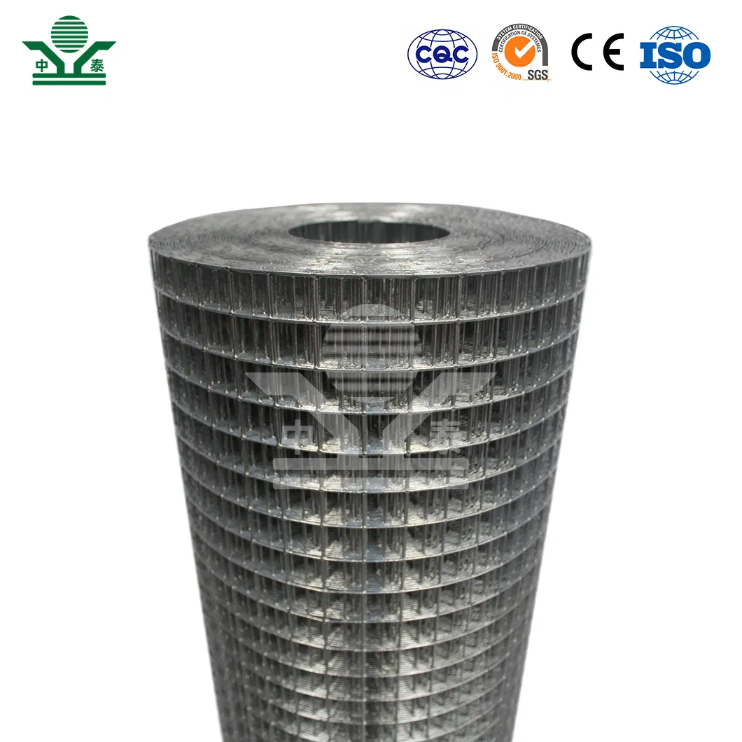 Zhongtai Welded Wire Mesh Roll Galvanized 20 Kg/Roll Wire Fence Rolls China Manufacturing 5 Foot Welded Wire Mesh Fence