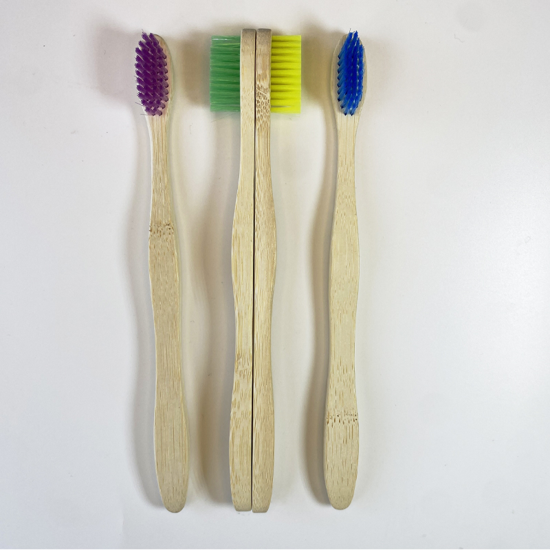 DIY Handle Paper Bag Box Comb Set Kit Travel Hotel Bamboo Toothbrush