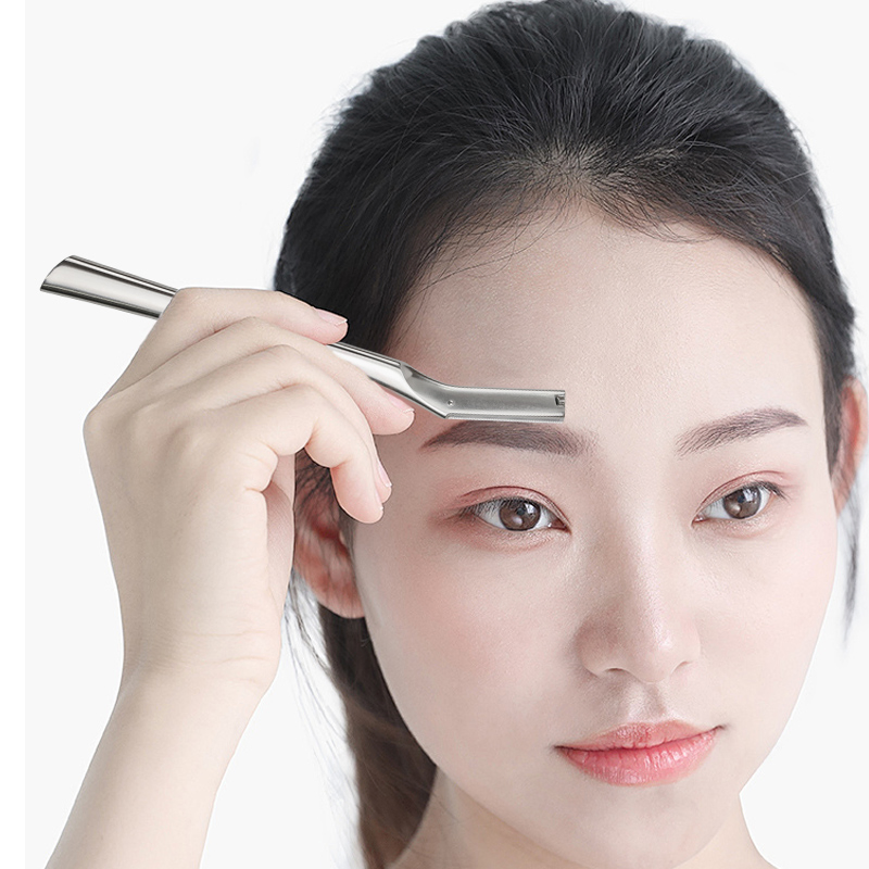Premium Adjustable Metal Eyebrow Trimmer for Precise Shaping