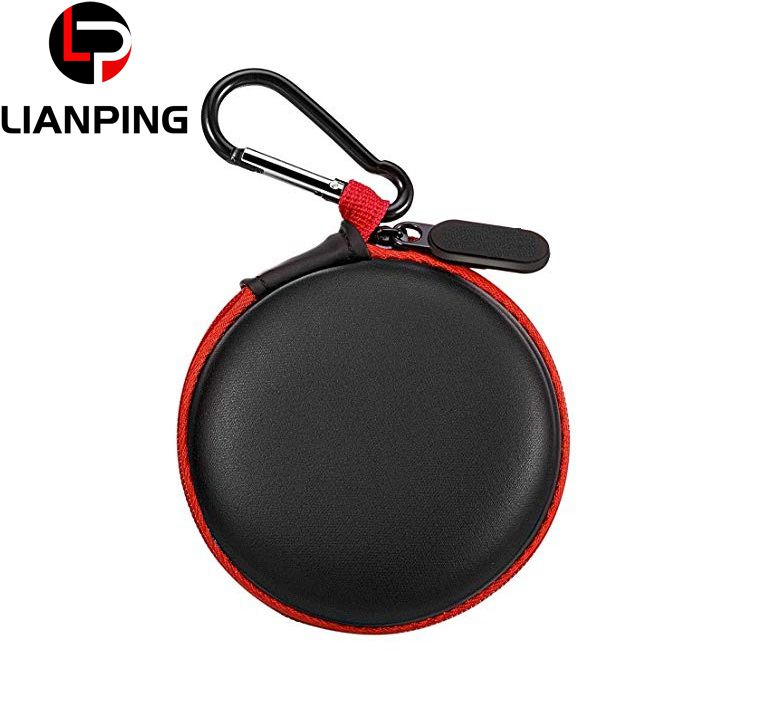 Чехол для наушников EVA круглый с карабином