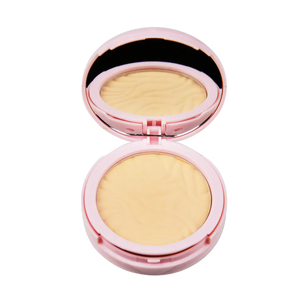 Quality Pressed Powder with Mirror and Powder Puff