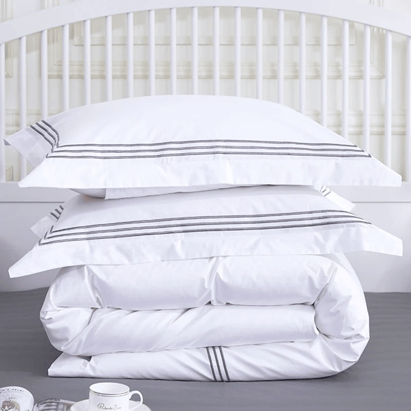 Постельное белье для отелей с логотипом, 100% хлопок