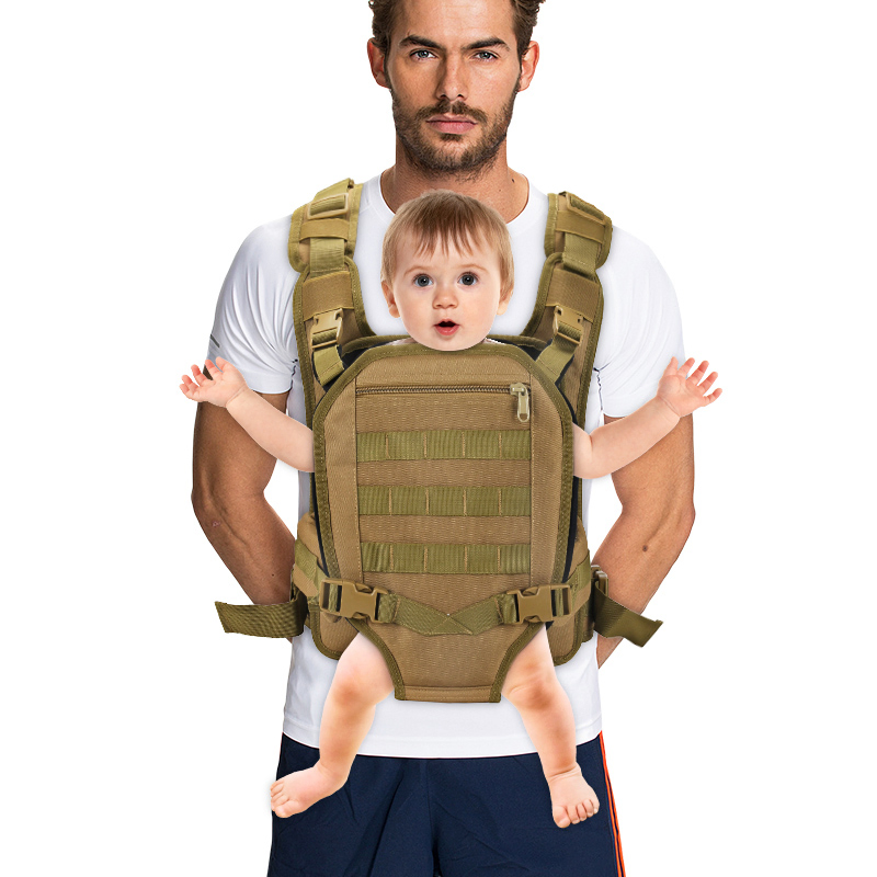 Custom Tactical Vest Durable Oxford Tactical Grade Baby Carrier with Molle Straps