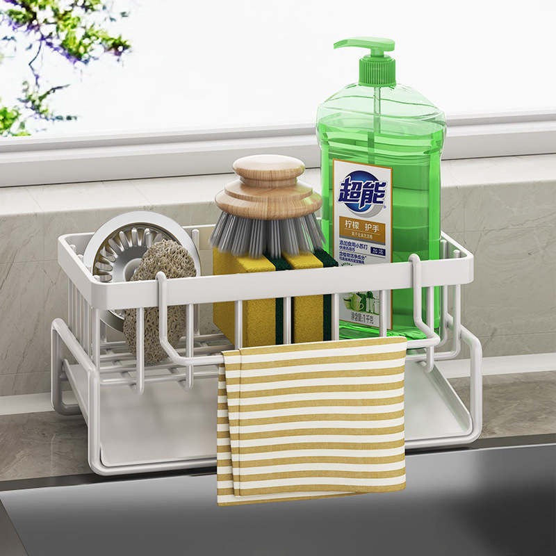 Multi Functional Countertop Household Kitchen Thickened Storage Rack Sponge Rack