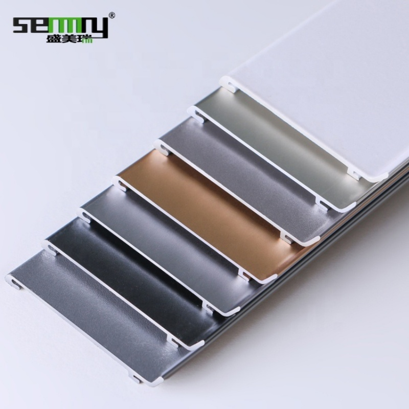 Skirting Board Brushed Aluminium Alloy Metal Baseboards Wall Flooring Aluminum Alloy