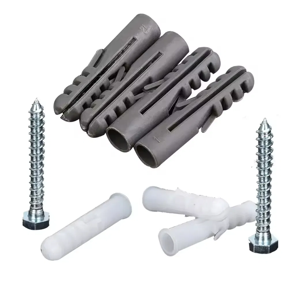 Пластиковый дюбель-анкер серый для стен и гипсокартона