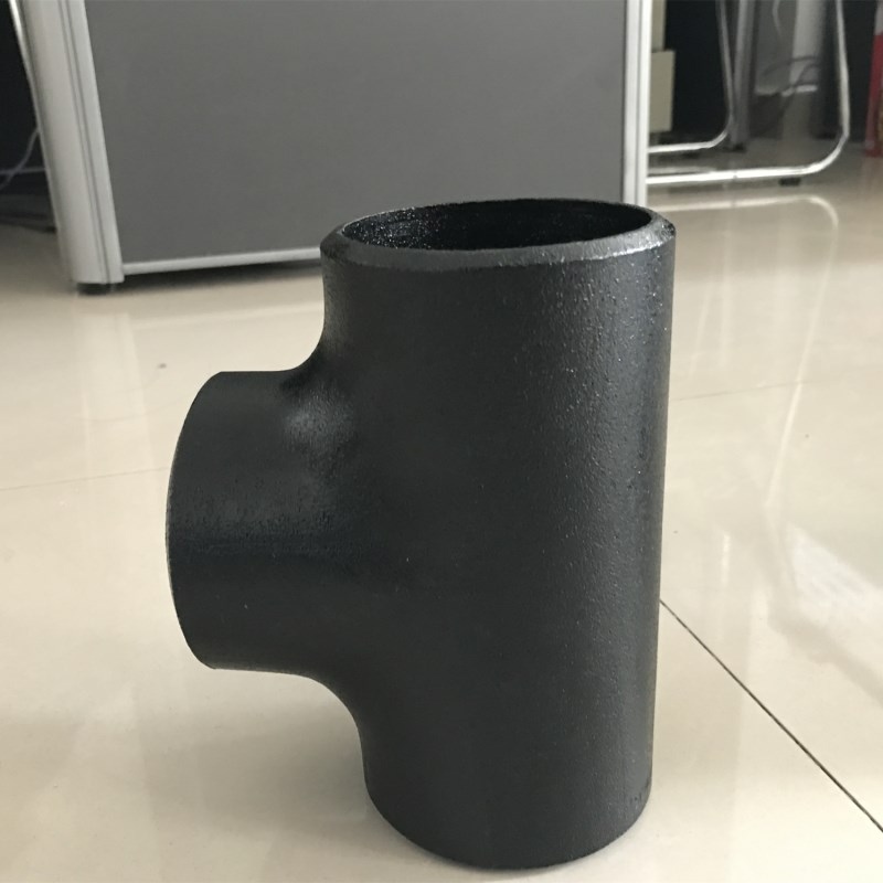 ANSI Sch40 Black Welding Equal Tee Pipe Fitting