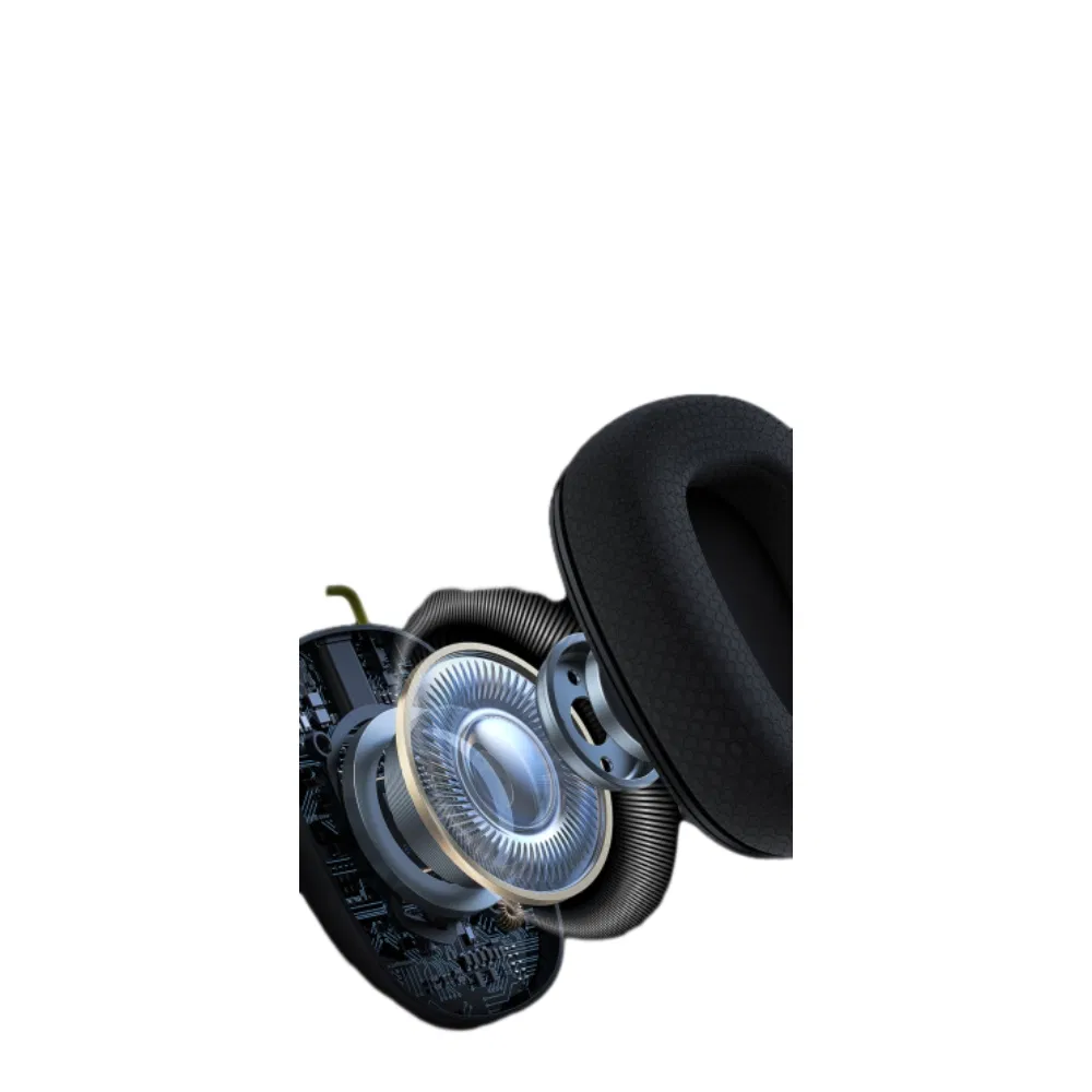 Wireless Gaming Headset Over Ear Stereo Headphones Active Noise Cancelling