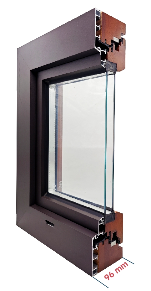 Алюминиево-деревянные окна и двери MSL-96