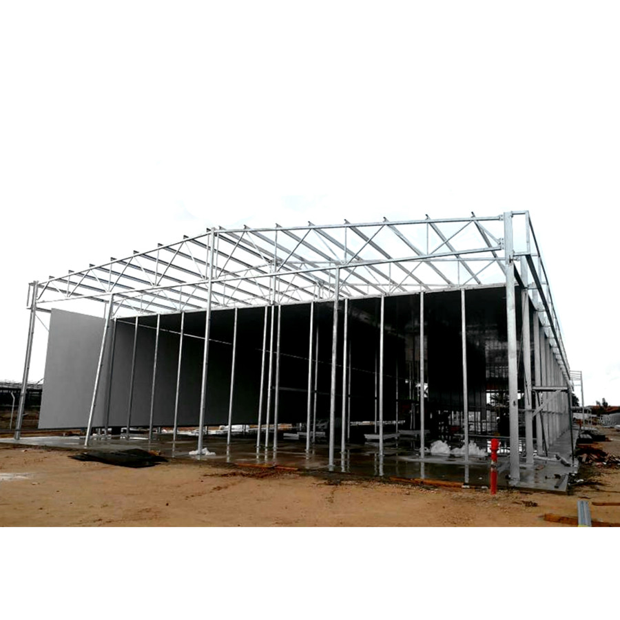 Prefabricated Prefab Modular Light Industry Commercial Metal Steel Structure Frame Container Hospital Hotel Apartment Workshop Construction Building (TW475J)