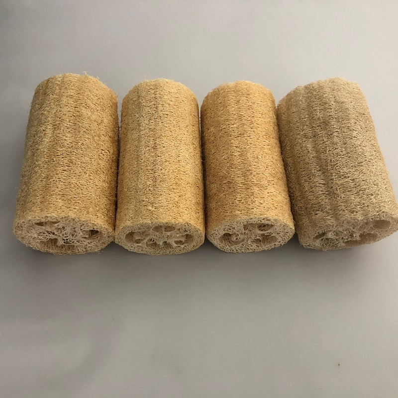Si Gua Luo 5 Inches Wholesale Biodegradable Natural Eco Friendly Unbleached Loofah Sponge