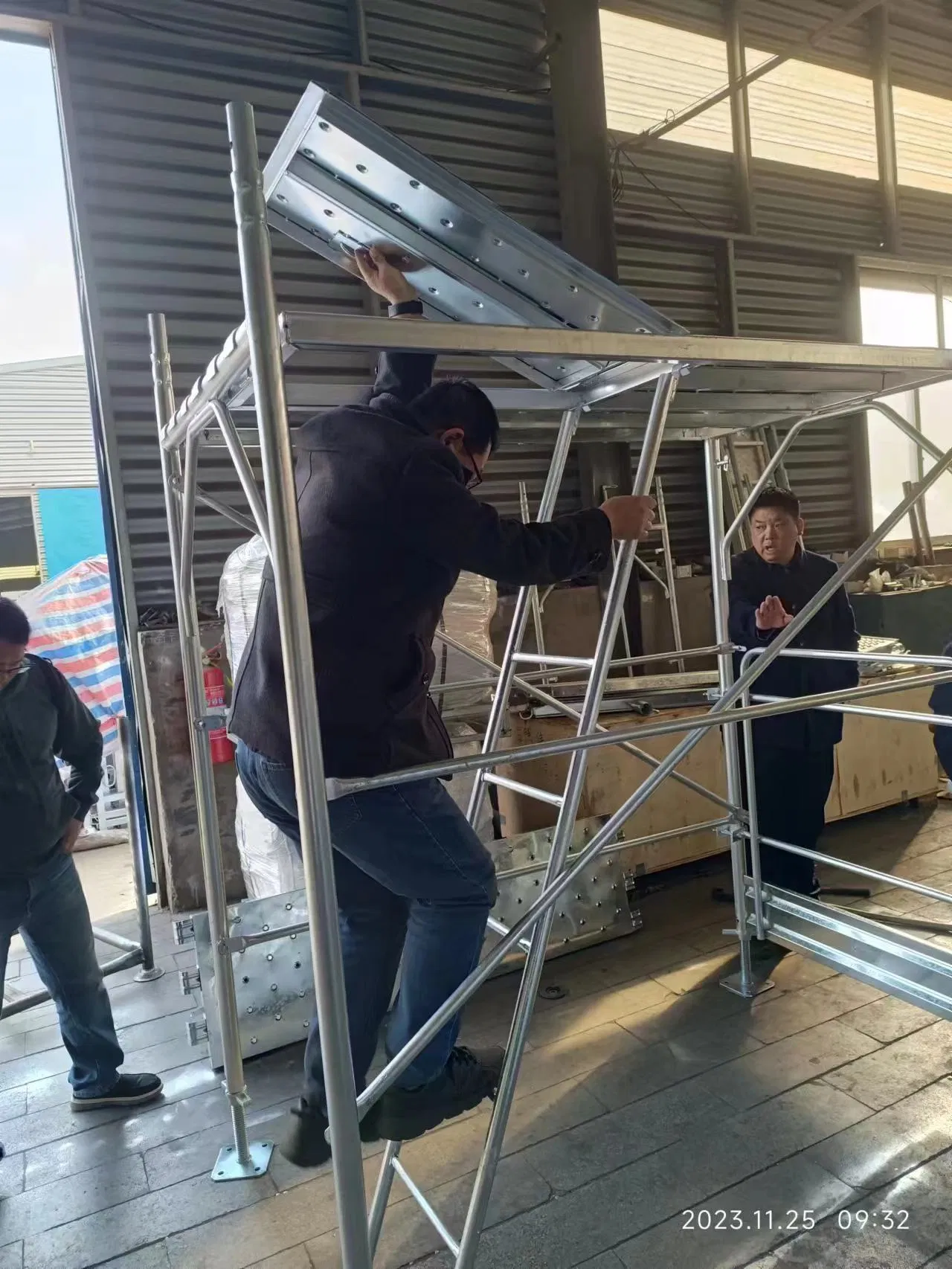 Italy Steel Galvanized Scaffolding Frame for Scaffold Building