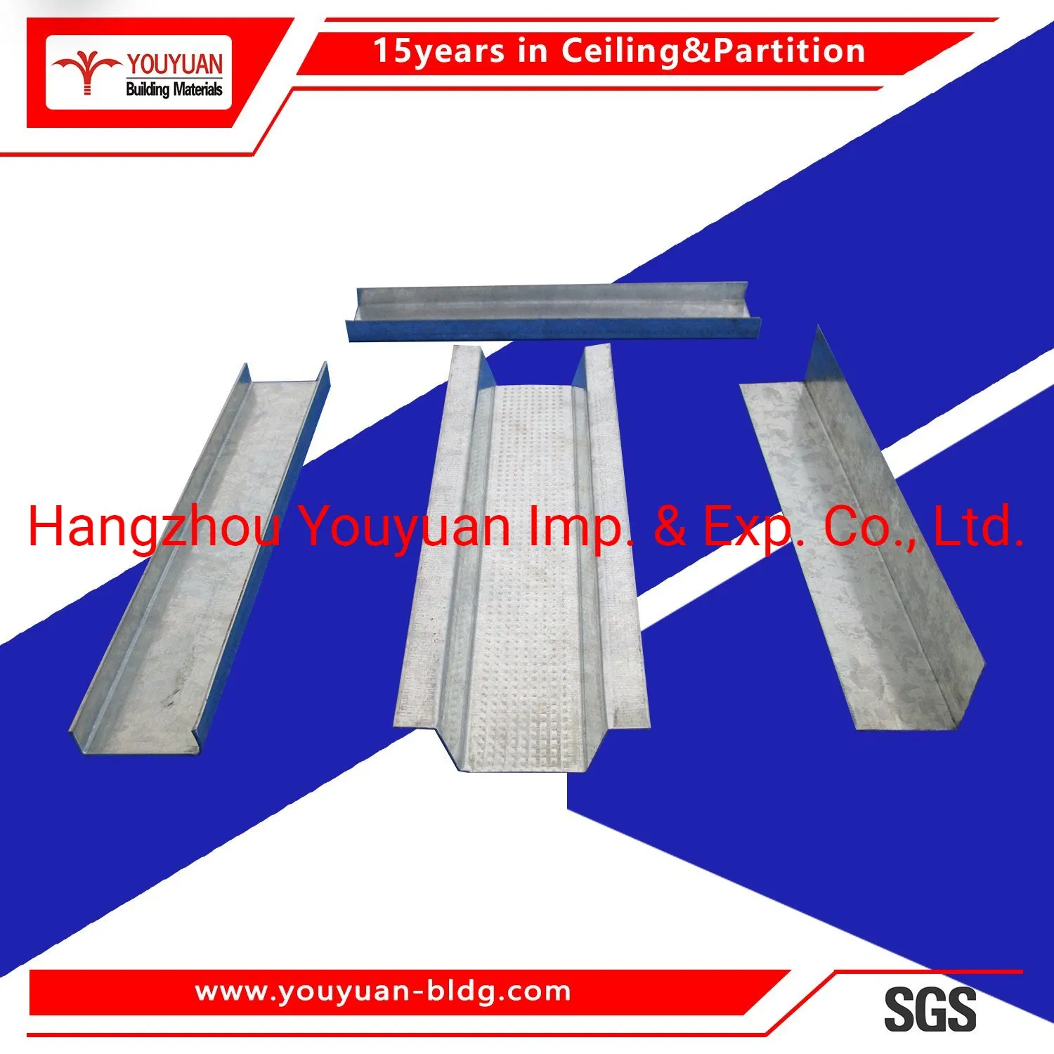 Steel Furring Channel Metal Ceiling Profile for Suspension