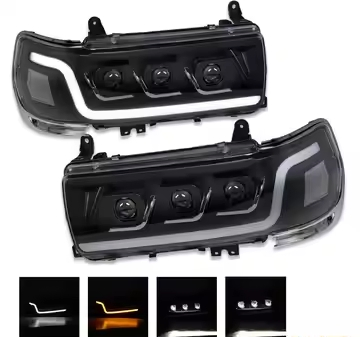 LED-фары для Toyota Land Cruiser LC80 (1990-1997)
