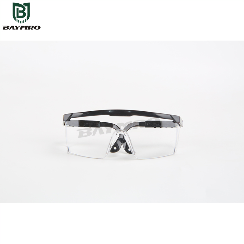 Clear Scratch Resistant Wrap-Around Lenses Side Shields Impact-Resistant Glasses En166