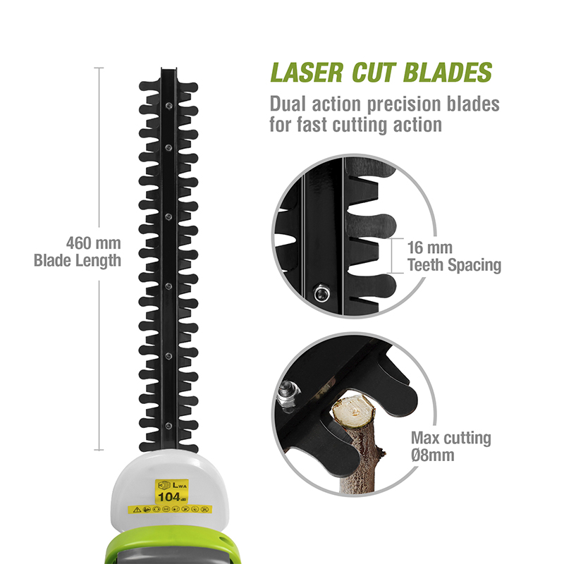 Hand Held Home Garden Power Tools Electric Garden Yard Trimmer 500W Electric Hedge Trimmer (EHT001)