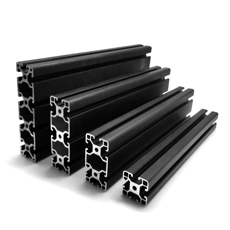 Silver Black Anodize Aluminium Profile SIM Racing Game Simulator Cockpit Industrial Profiles for SIM Racing Frames