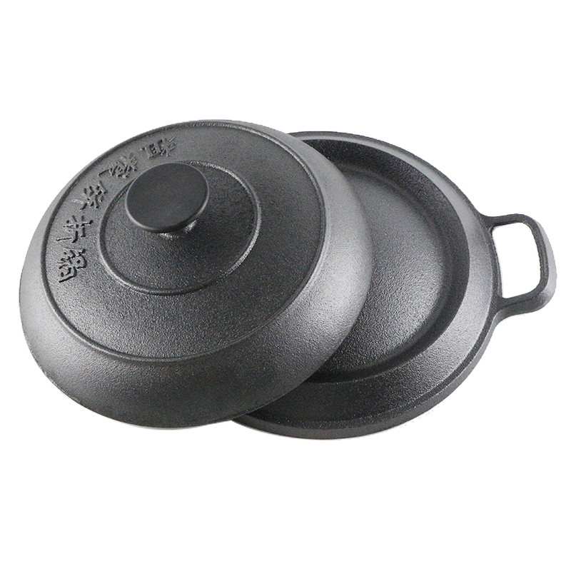 Чугунная сковорода для блинов с предварительной прокалкой