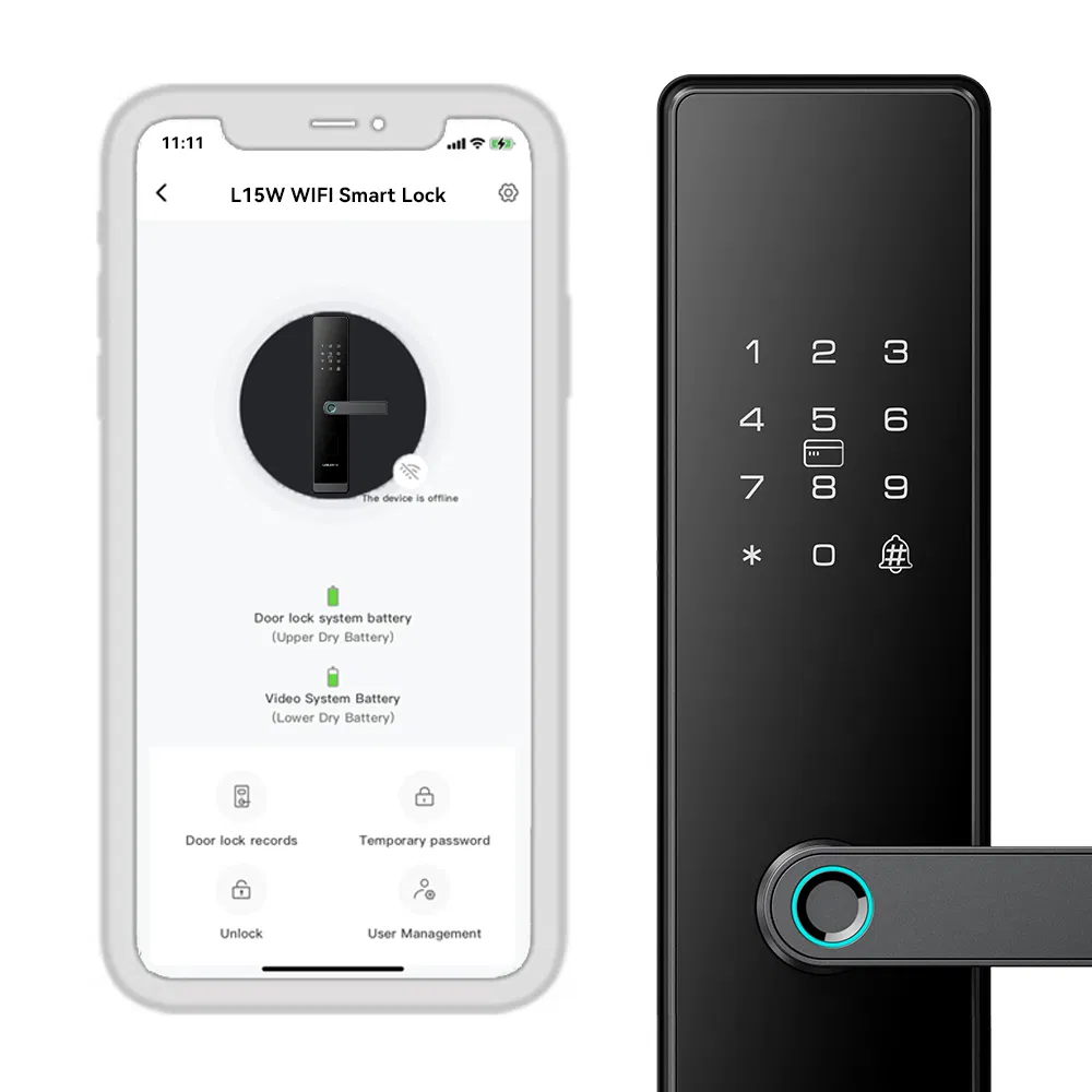 Eelen High Security Smart Door Lock Fingerprint Lock Keyless Inteligente Electric Lock