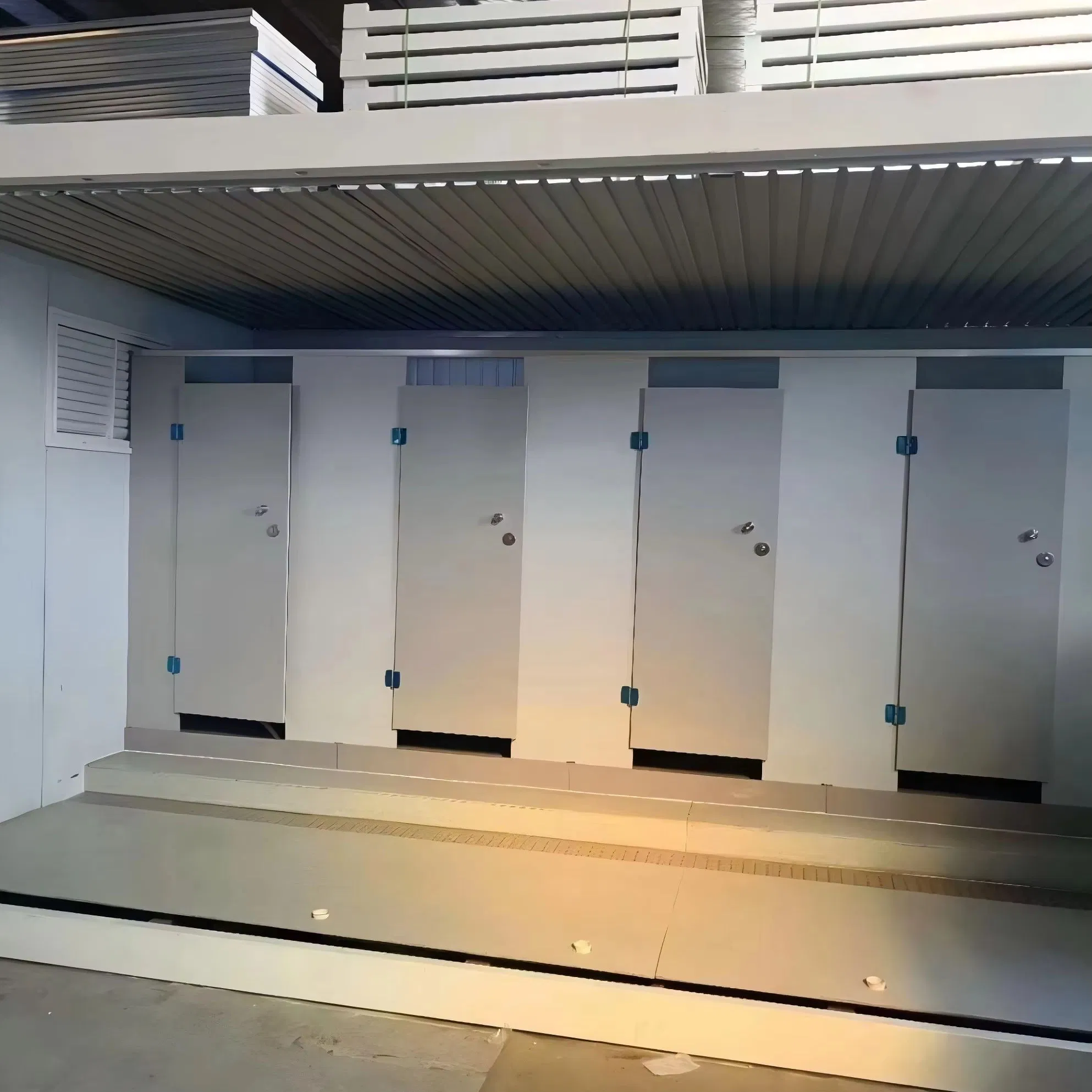 Sturdy and Durable Outdoor Portable Toilet for Bathroom Convenient Installation in Tiny Home Modular Container Design
