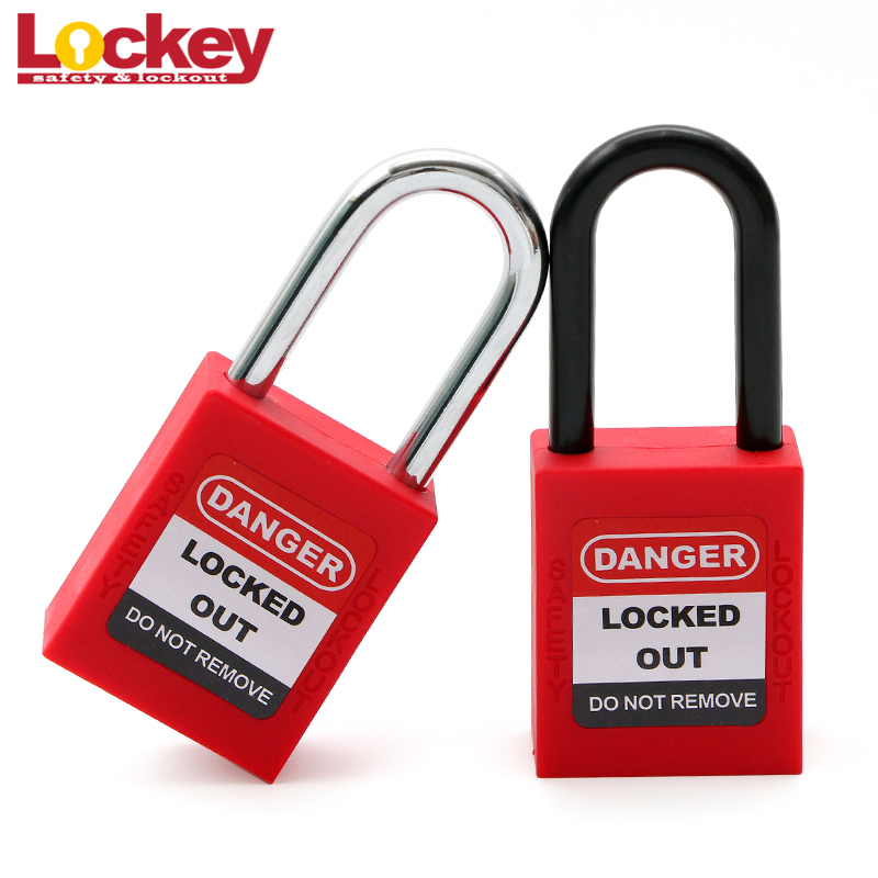 38mm Steel Shackle Loto Safety Padlock Lockout with Security Lock