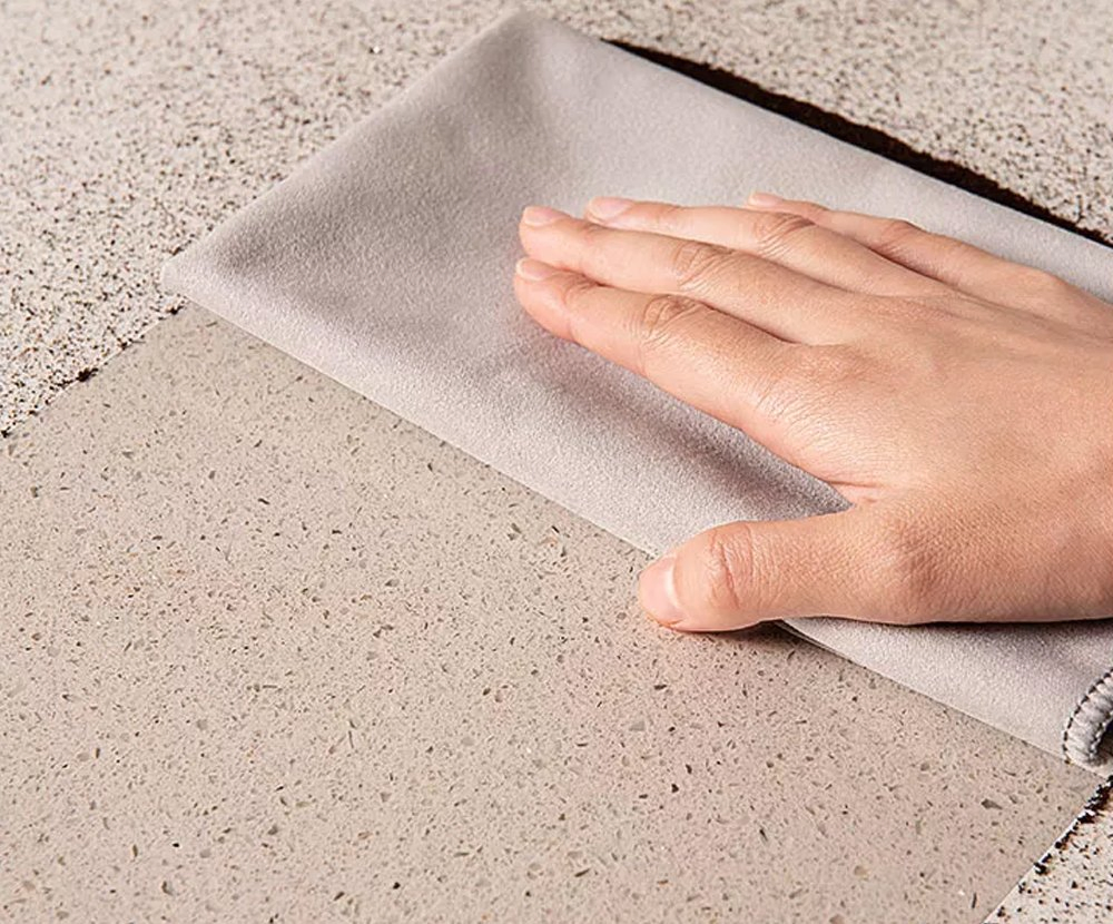 40X40cm Auto Detailing Car Wash Finishing Towel Microfiber Suede Glass Cleaning Cloth