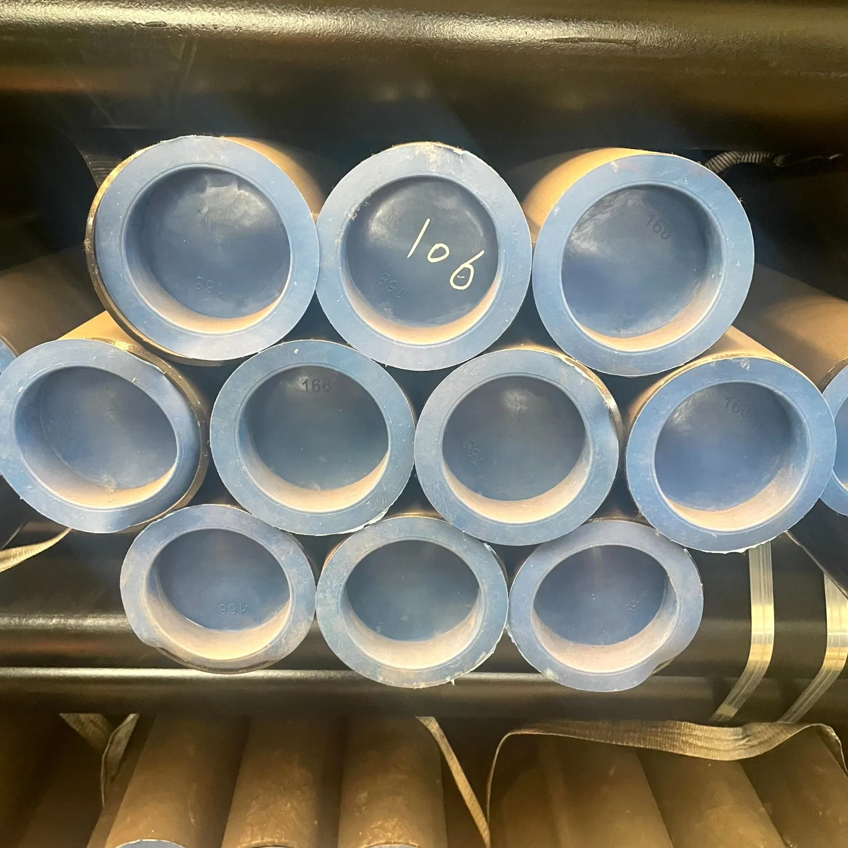 Seamless Round Pipe with Surface Treatment for Oilfield Machinery