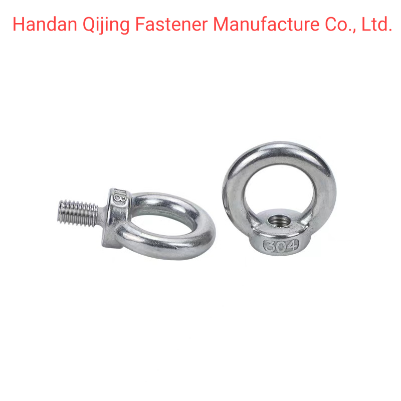 Глаз-болт DIN580 с гайкой, сталь 304, M5-M14