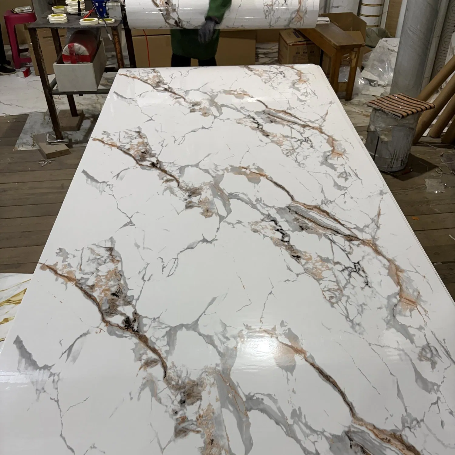 2.5-3mm IXPE PVC Film Wall Sticker Wallpaper Eco-Friendly