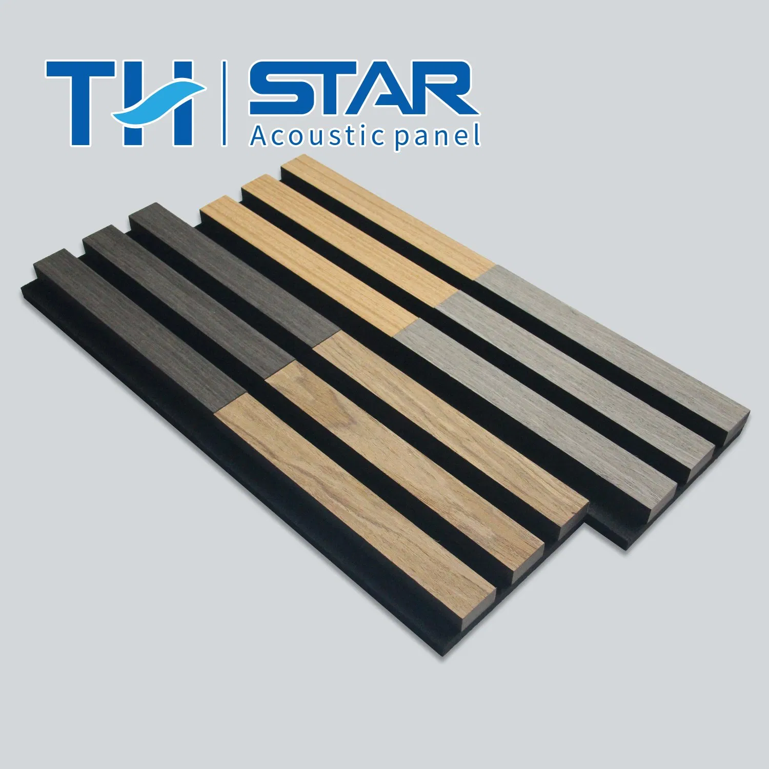 3D 100% Pet Fiber MDF Natural Wooden Veneer Acoustic Fire Rated Sound Absorbing