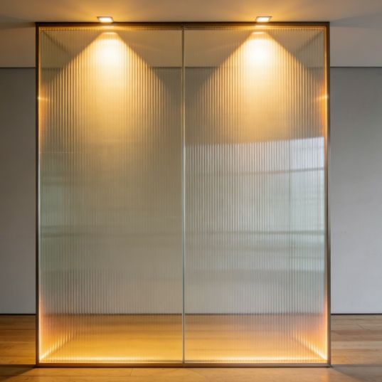 6mm Fluted Glass for Entryway Screen Decorative Glass