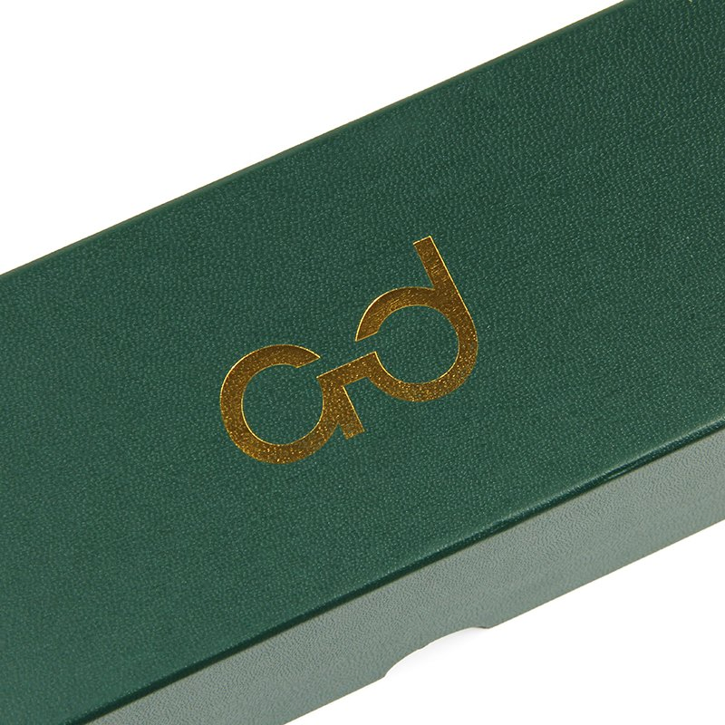 Factory Direct Selling Crush-Resistant Gold Foil Eyeglasses Case with Custom Logo