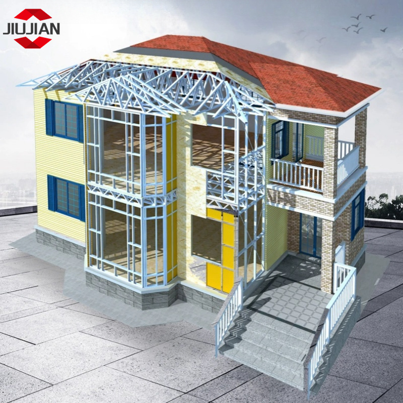 Light Steel Structure Luxury Fireproof Villa with SGS/CE/SAA Certifications