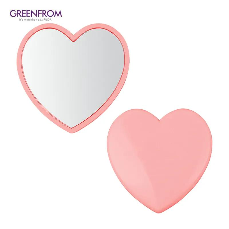 Popular Heart Shape Mirror Pocket Compact Mirror
