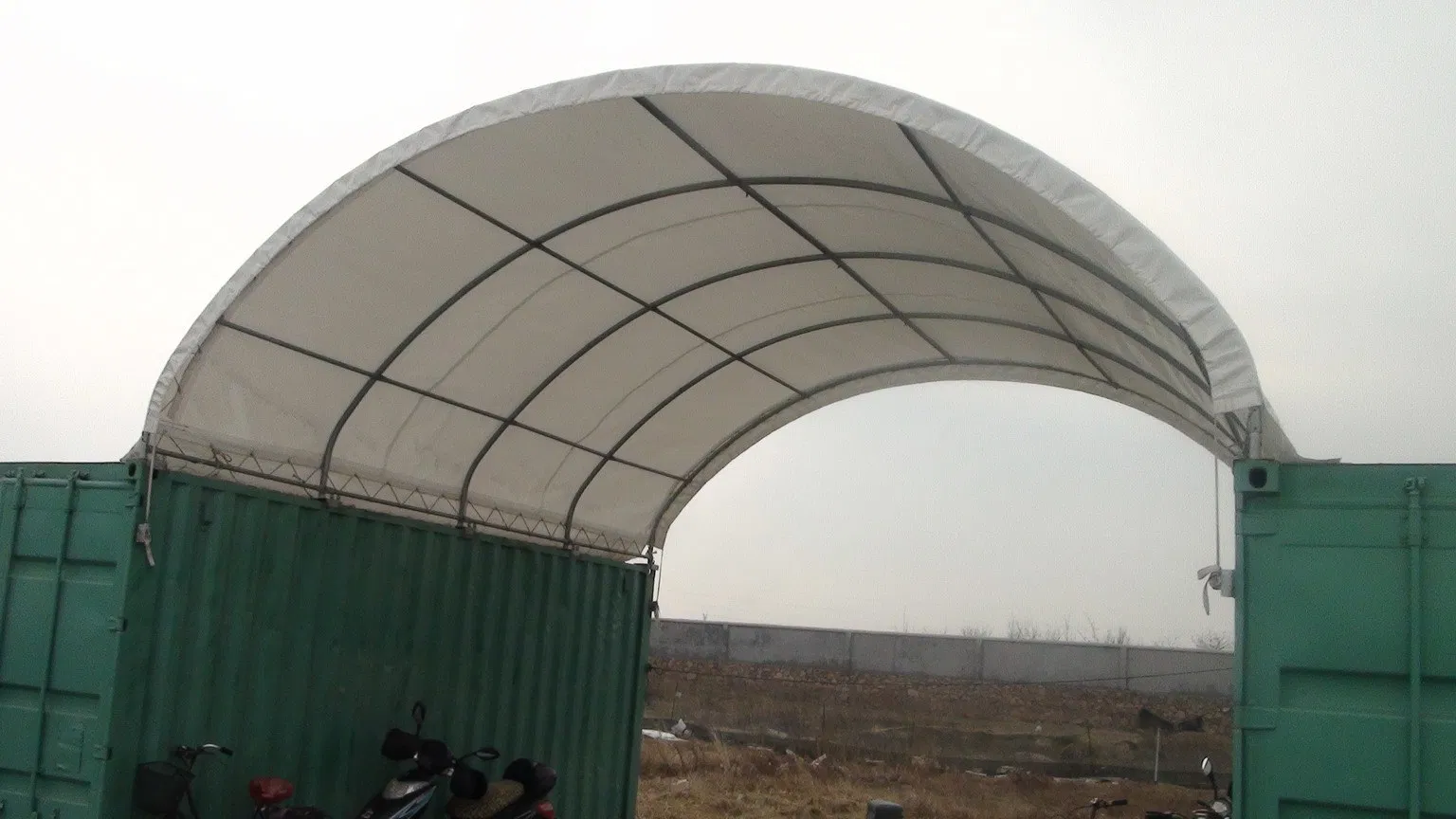 Factory Direct 20FT PVC/PE Cover Portable Storage Container Canopy Shelter Tent