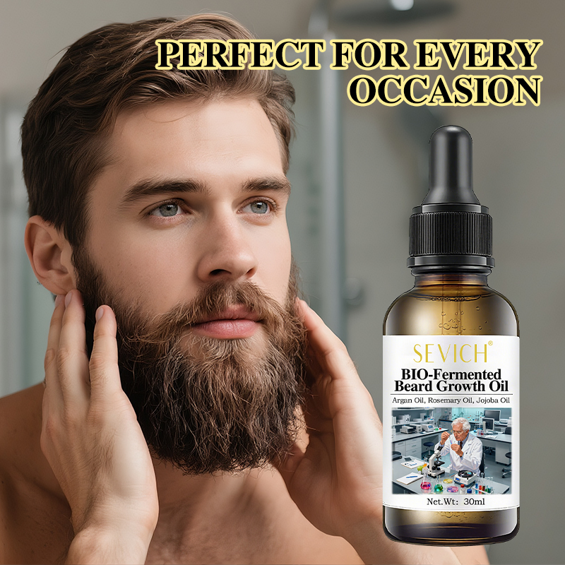 30ml Beard Oil Private Label Original Argan Oil Strengthening Beard Root Grooming Serum Oil for Men