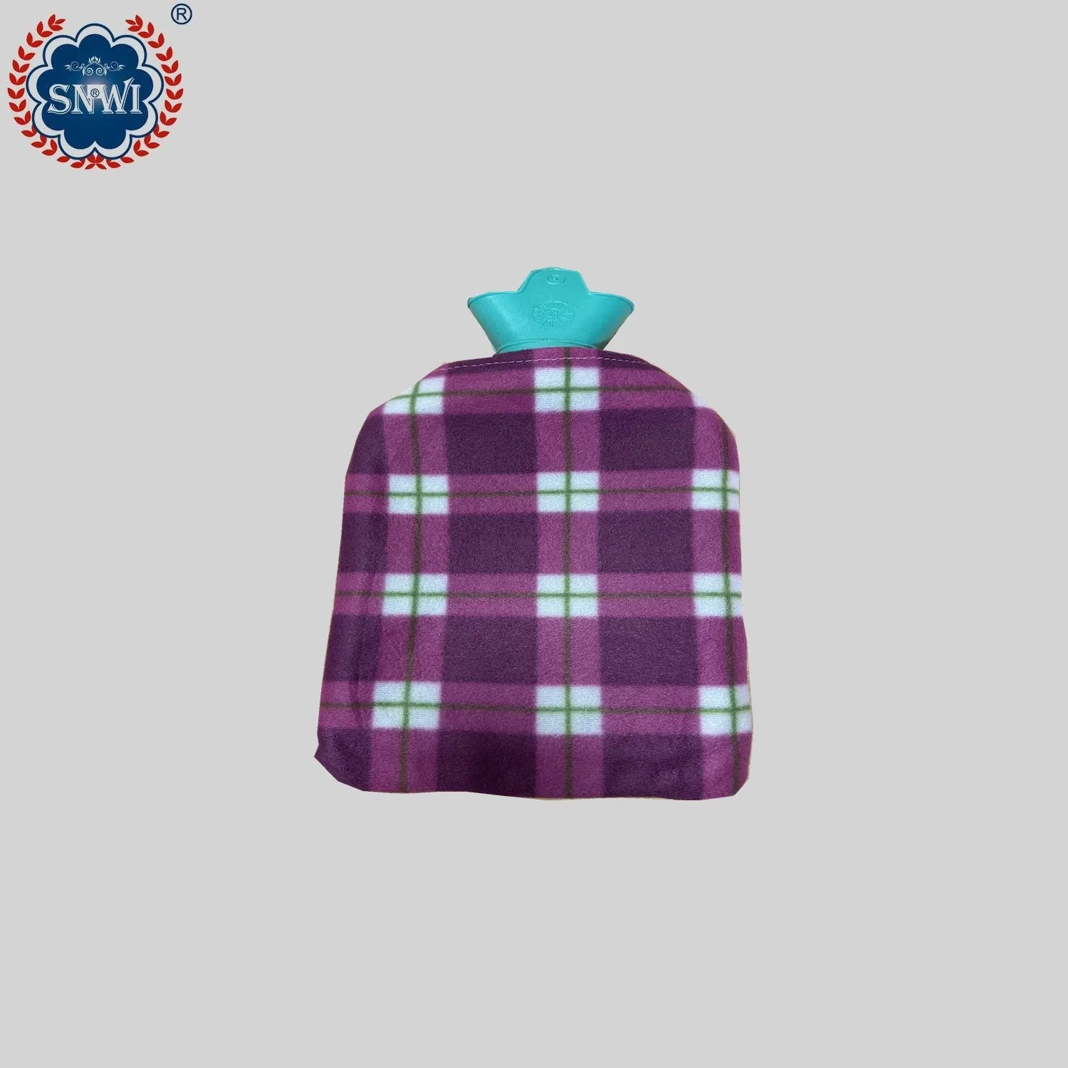High Quality Medical Natural Rubber Flush Hot Water Bottle (Bag) with Plush or Knit Covered