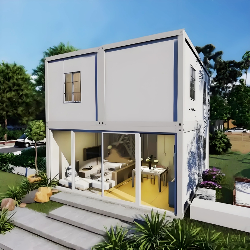 20FT Prefabricated Modular Office Container with Quick Installation Steel Structure Insulated Panels Construction Camp House