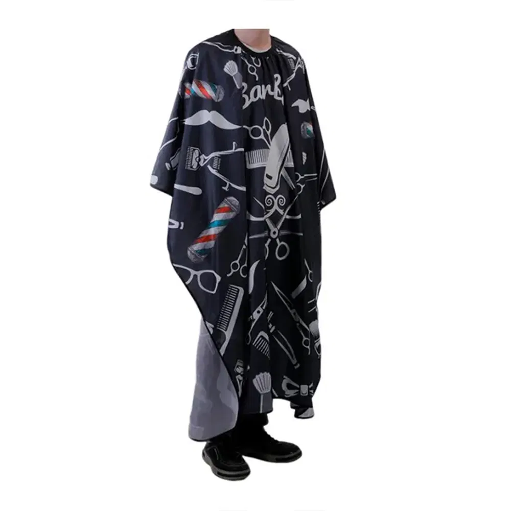 Scissor Patterned Hairdressing Cape, Professional Salon Hairdressing Cape