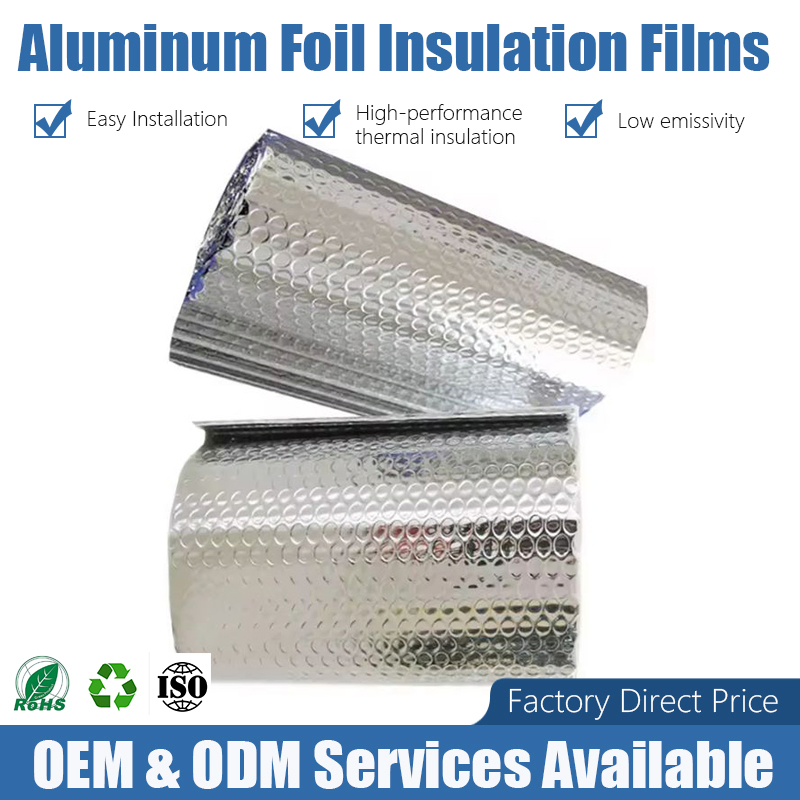 Customized Reflective Aluminum Bubble Foil Insulation Roll Thermal Roof Blanket Radiant Heat Barrier Foil for Building&Warehouse