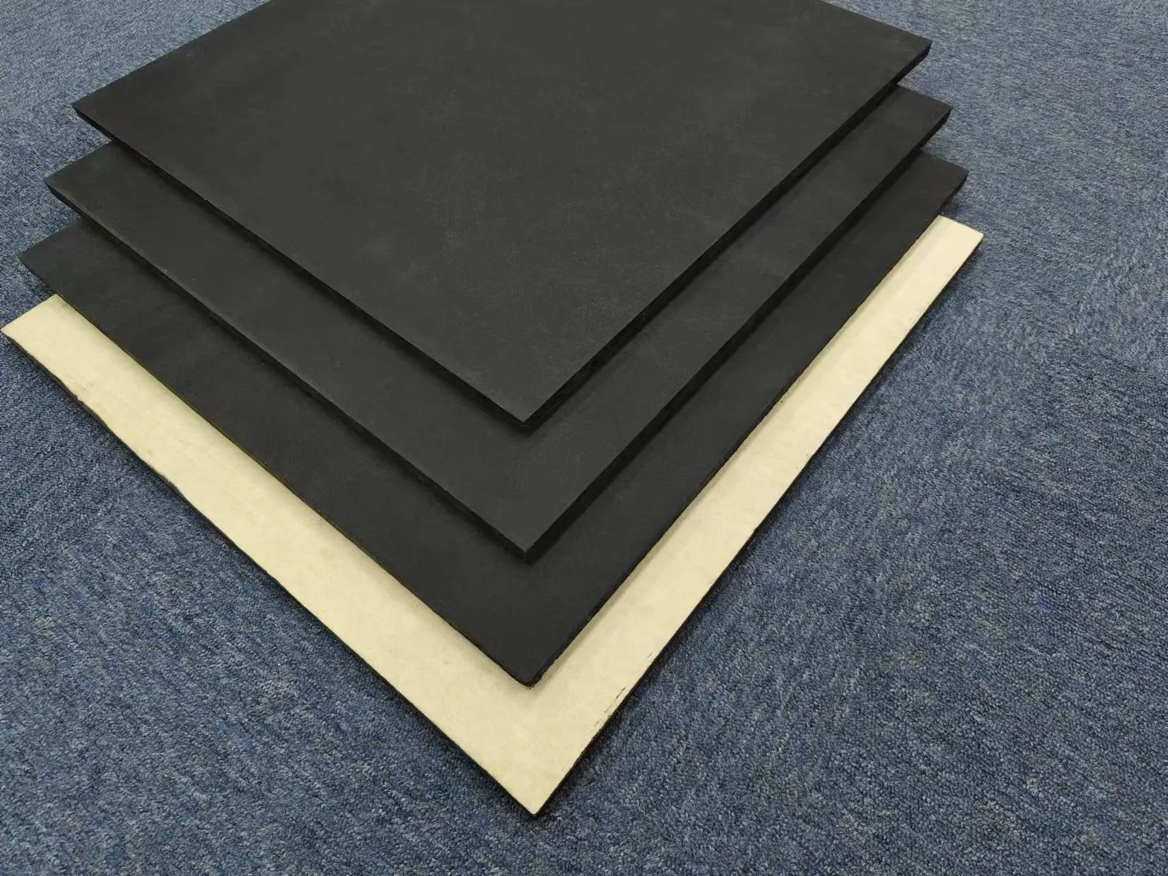 Factory Supply Fireproof Black Rockwool Acoustic Suspended Insulated Ceiling Panels