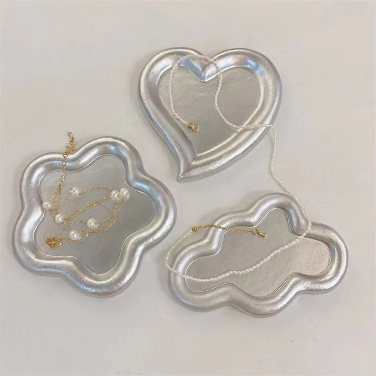 Unique Cloud Shape Resin Plate Ring Dish Holder Jewelry Dish Trinket Tray for Women Room Decor Mother's Day Gifts
