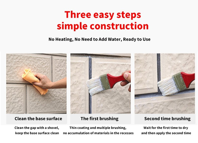 Transparent Waterproof Adhesive for Window Sill Cracking Leakage Reparing