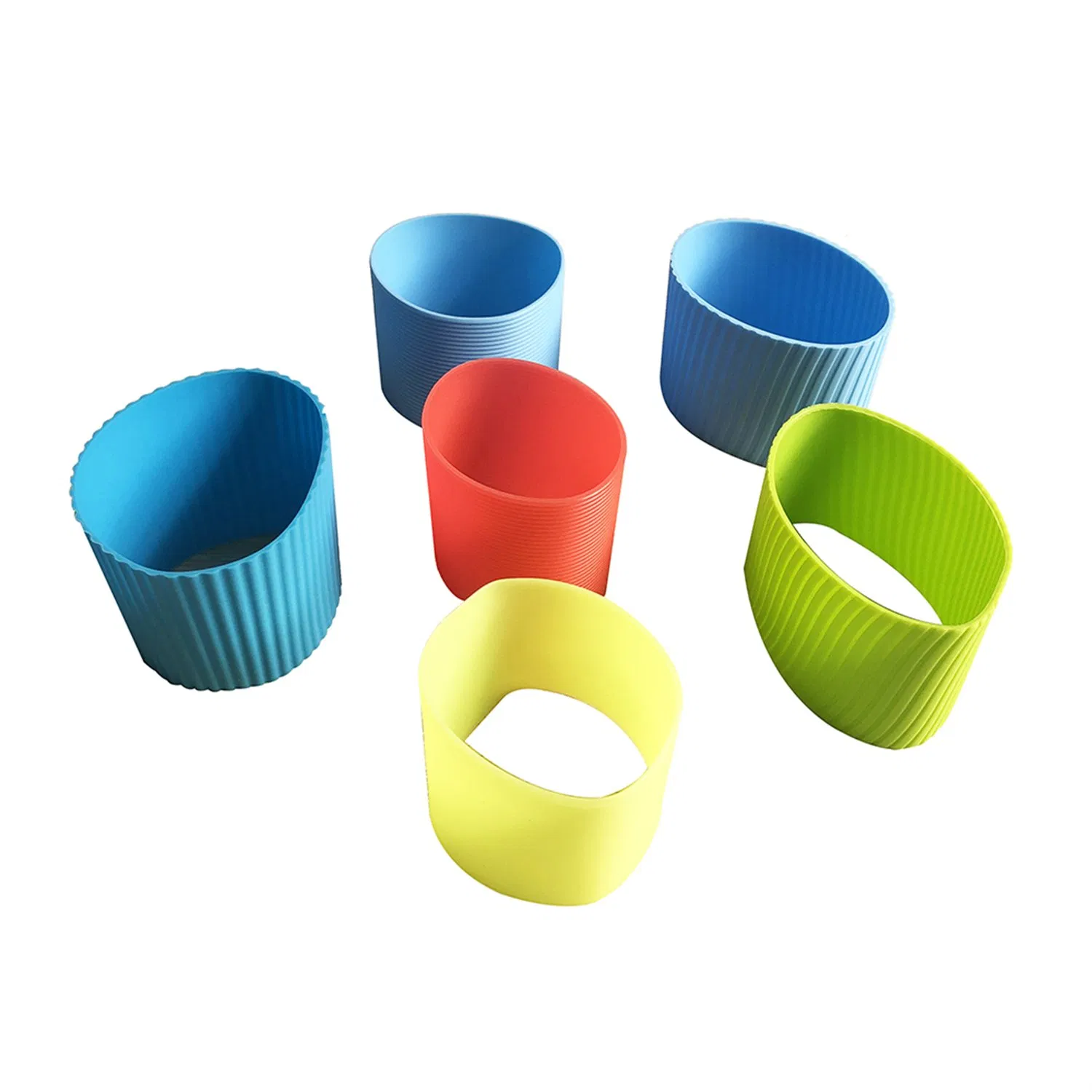 Custom Silicone Rubber Bottle Cup Sleeve for Mugs, Heat Insulation Cup Cover