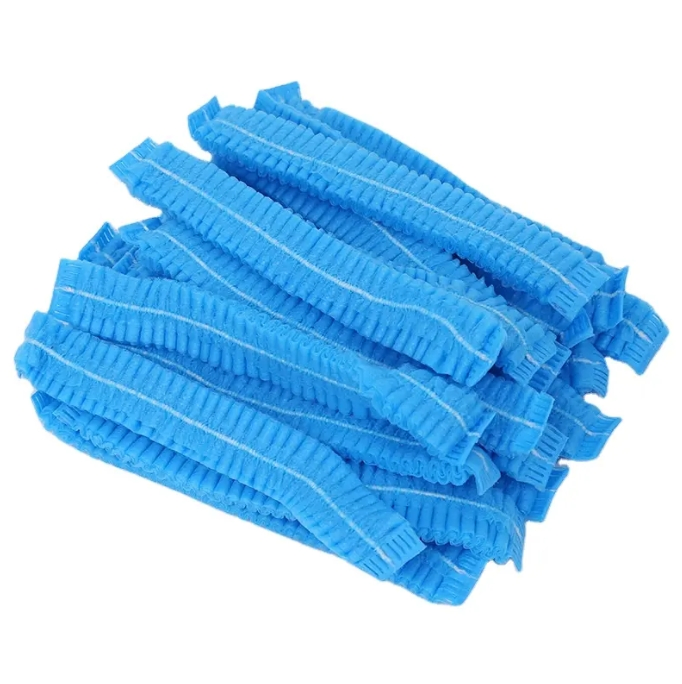 Big Disposable Non Woven Cap Bouffant Caps Disposable Round Head Cap